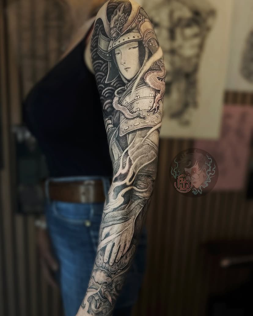 Tatouage de long.dink tattoo