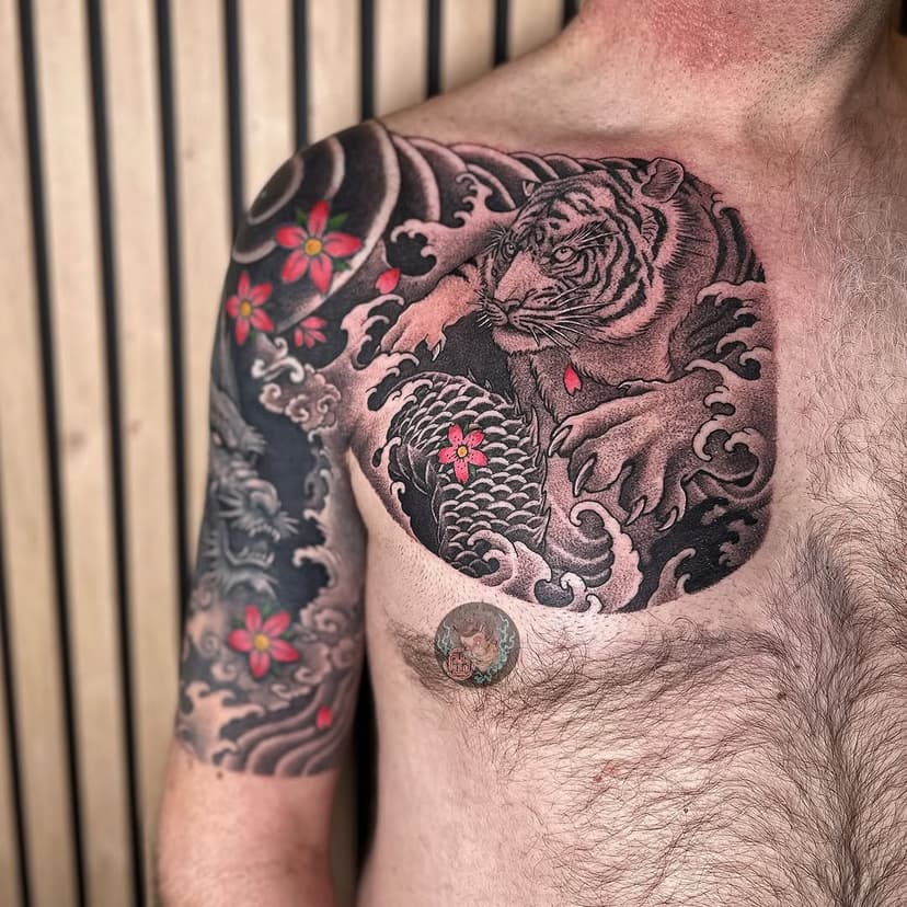 Tatouage de long.dink tattoo