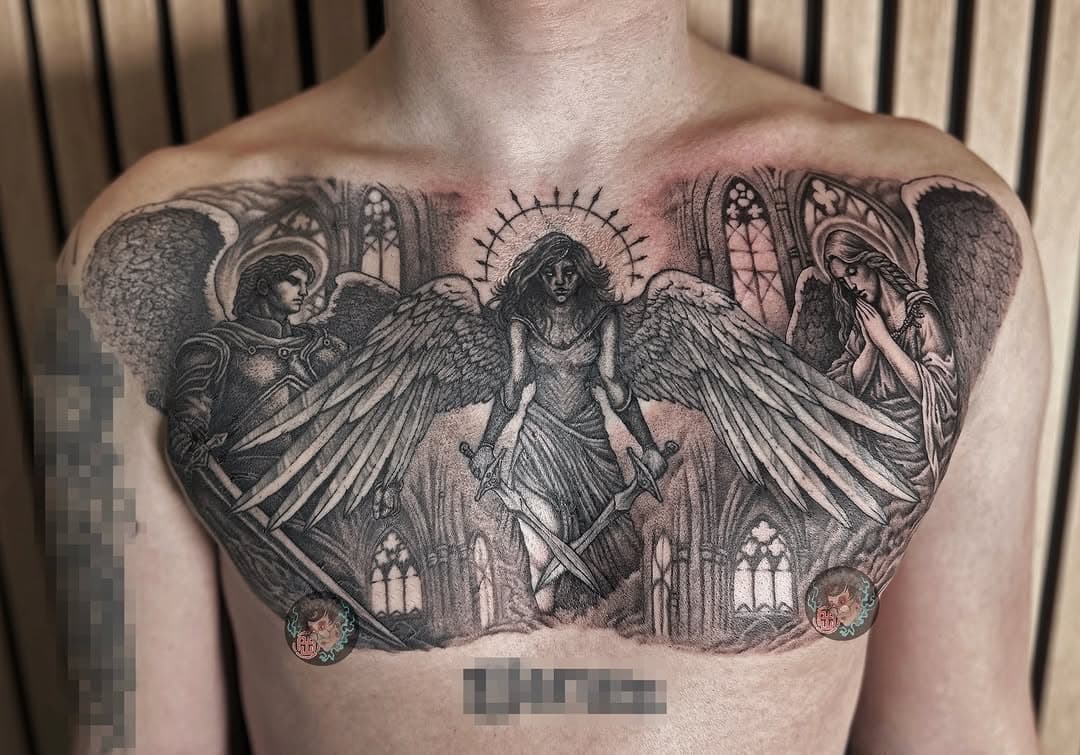 Tatouage par long.dink tattoo