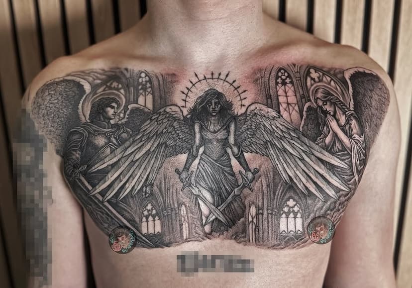 Tatouage de long.dink tattoo