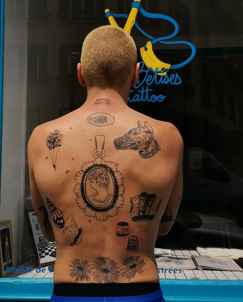 Tatouage de Les bêtises tattoo