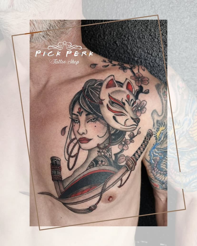 Tatouage de Pick Perk Tattoo