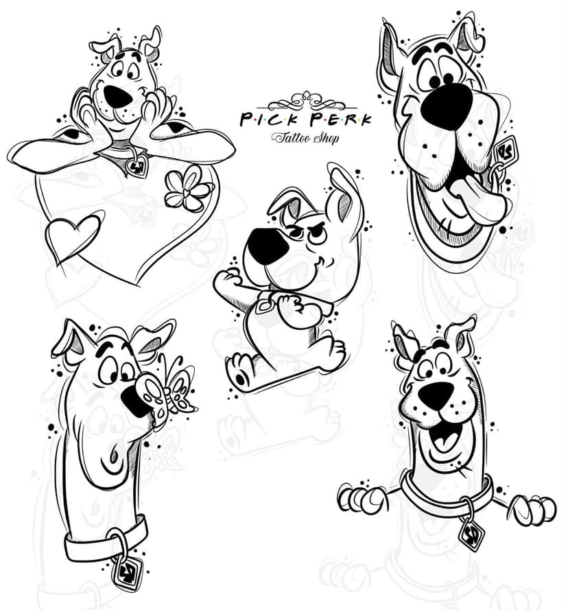 Tatouage de Pick Perk Tattoo