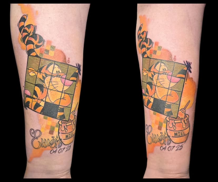 Tatouage de POISON BLEU - Tatoueur à Issoire