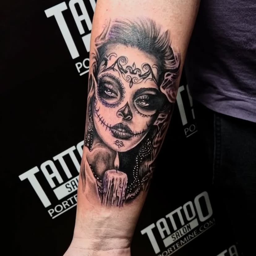 Tatouage de Porte mine (Salon de tatouage)