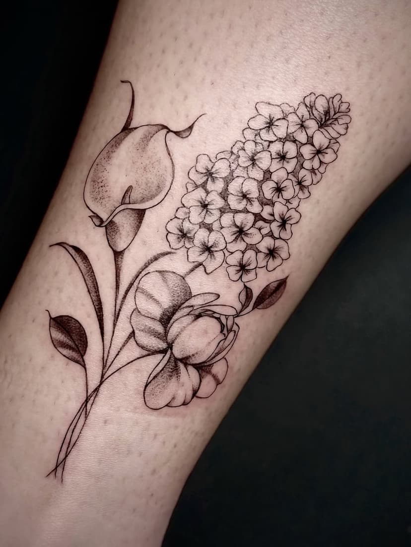 Tatouage de Red Apple Tattoo, Olivia.