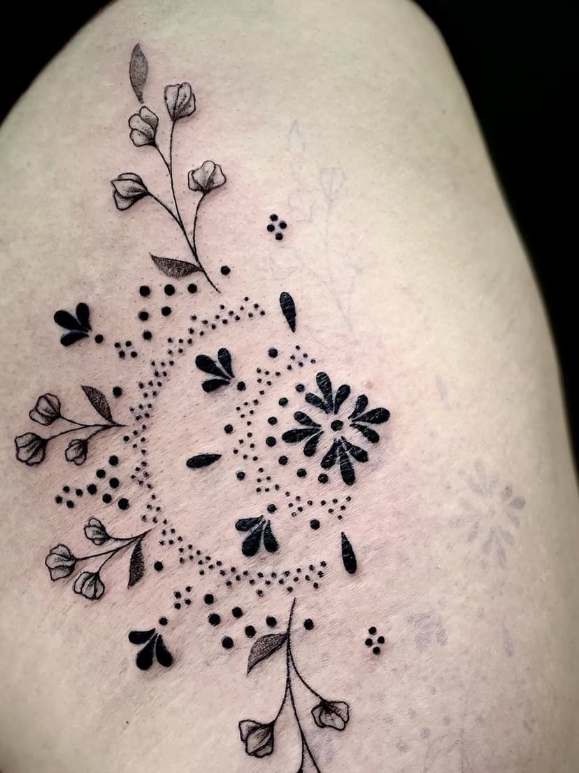 Tatouage de Red Apple Tattoo, Olivia.