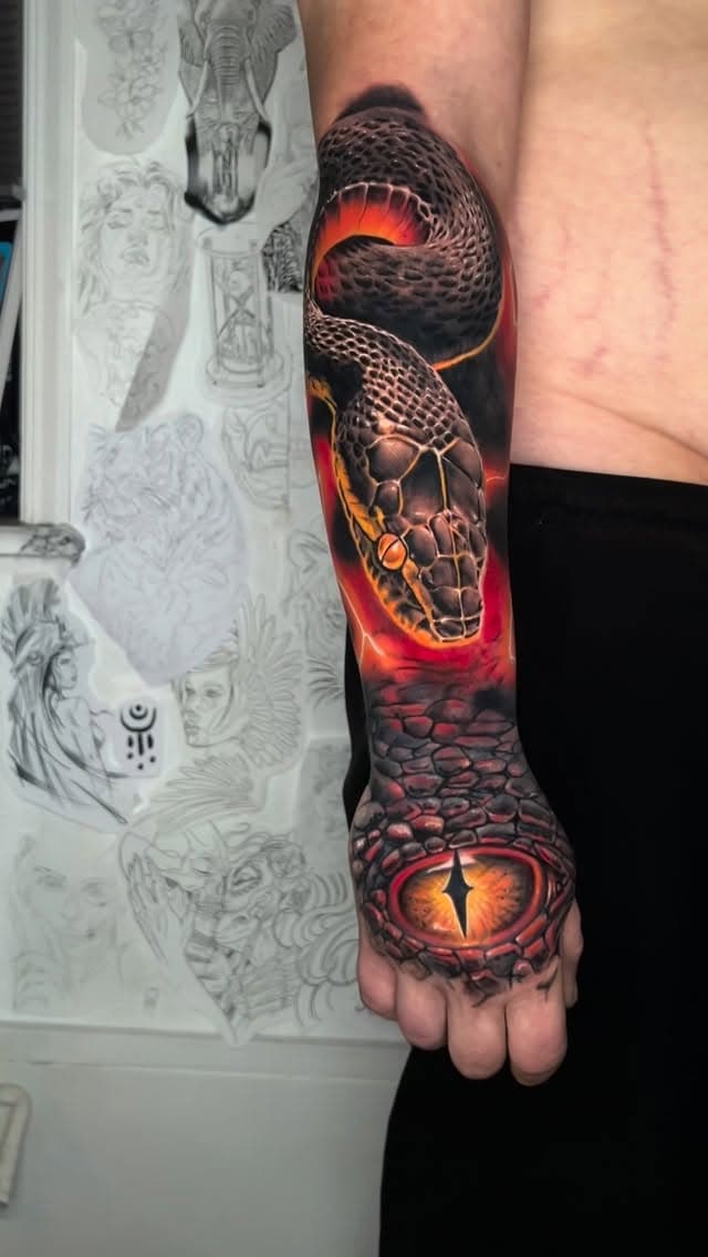 Tatouage de DARK Studio Romuald KIEFFER Artiste Tatoueur