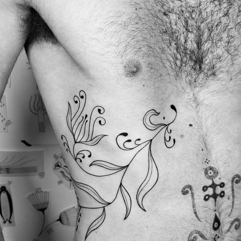 Tatouage de Maya Dufo . Tatouage . Paris