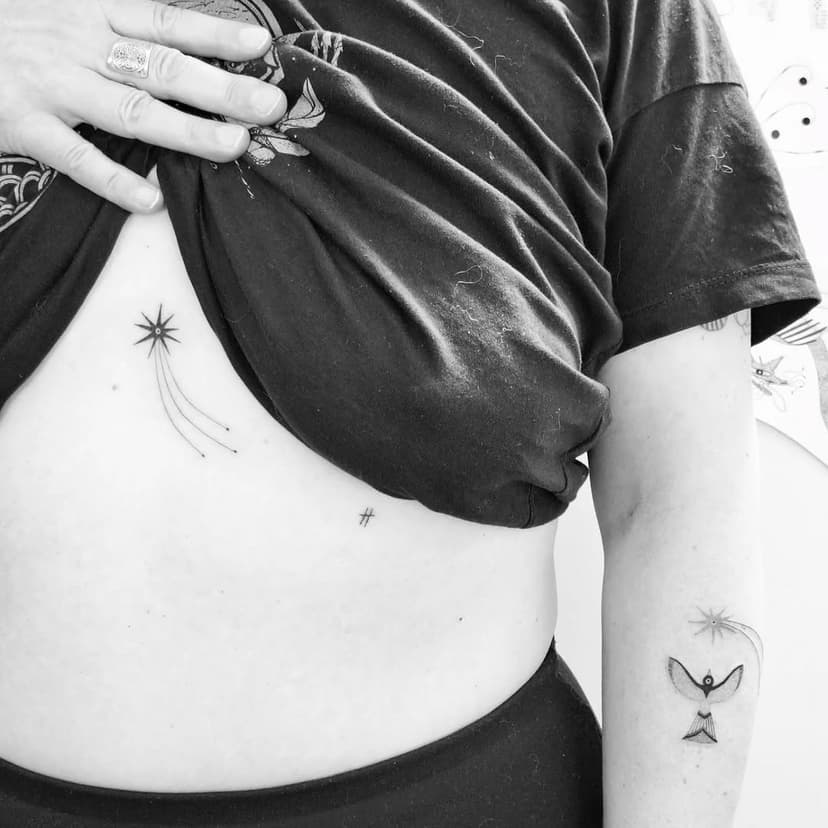 Tatouage de Maya Dufo . Tatouage . Paris