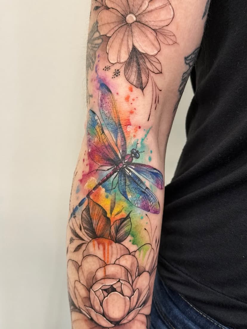 Tatouage de RoseRed Tattoo