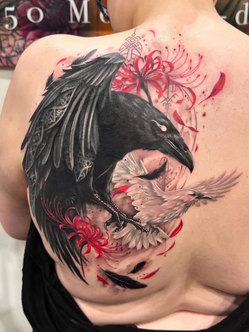 Tatouage de RoseRed Tattoo