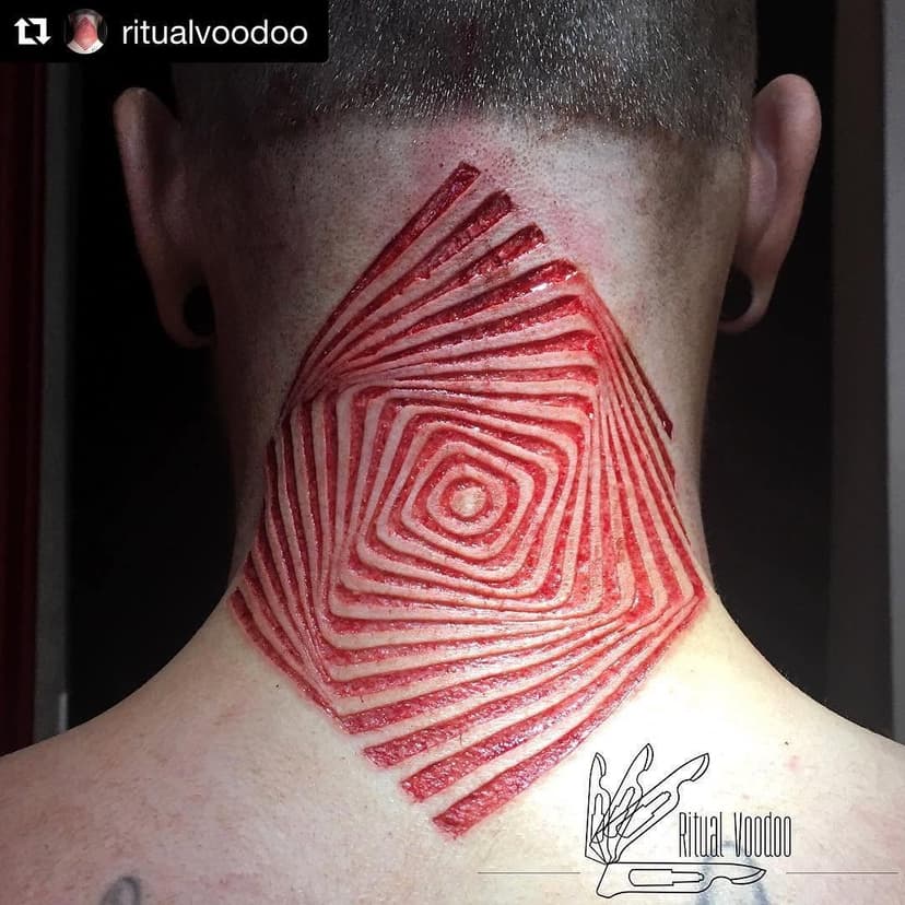 Tatouage de Satan Pouët Pouët