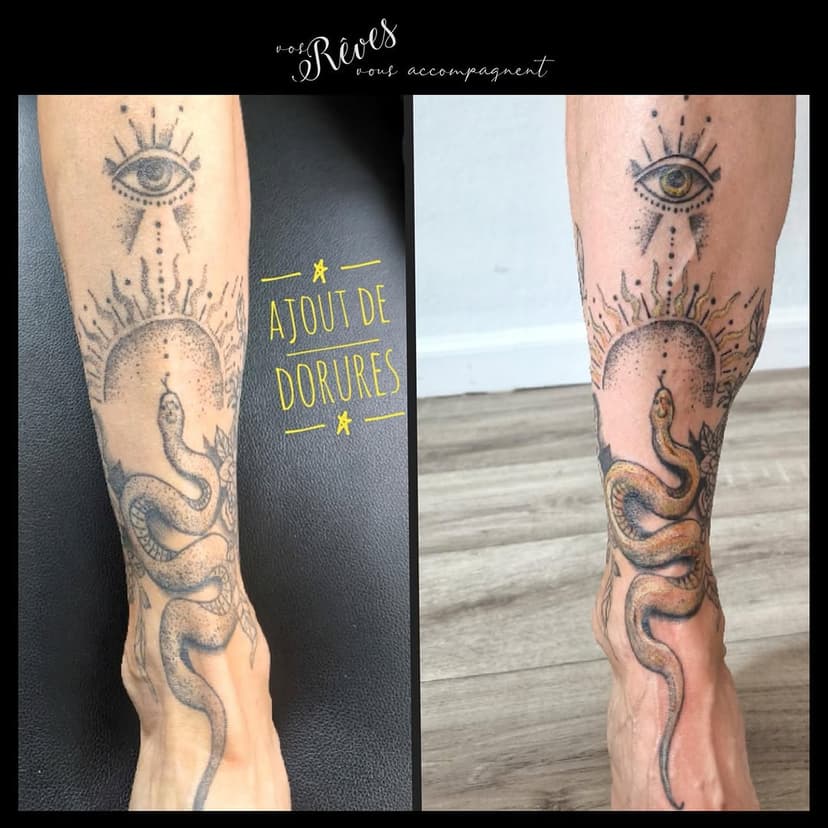 Tatouage de Vos rêves vous accompagnent