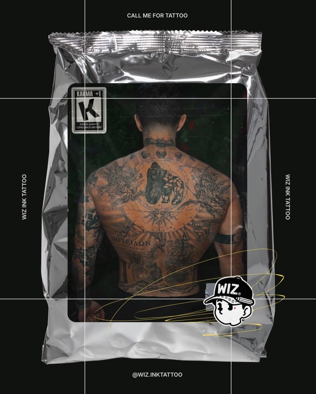 Tatouage par Wiz Ink Tattoo