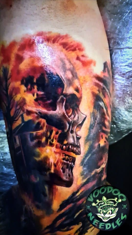 Tatouage de Voodoo Needles