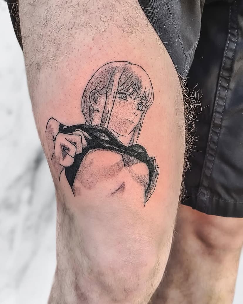 Tatouage de Mido tattoo - Tatoueur (réalisme, manga, fine line)
