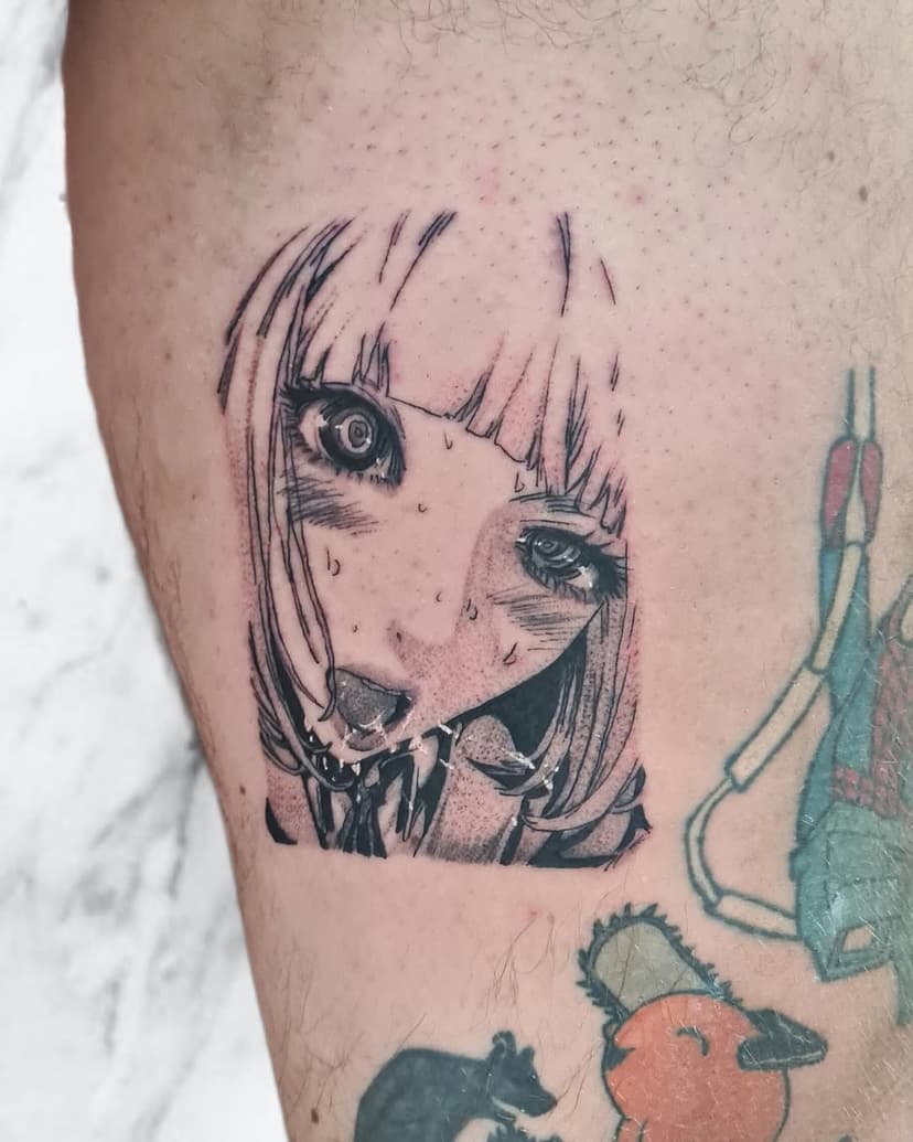 Tatouage de Mido tattoo - Tatoueur (réalisme, manga, fine line)