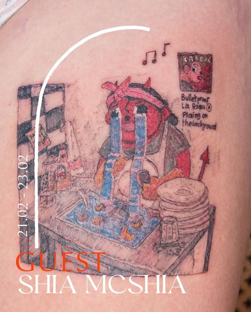 Tatouage de Sanguine | Atelier de Tatouage