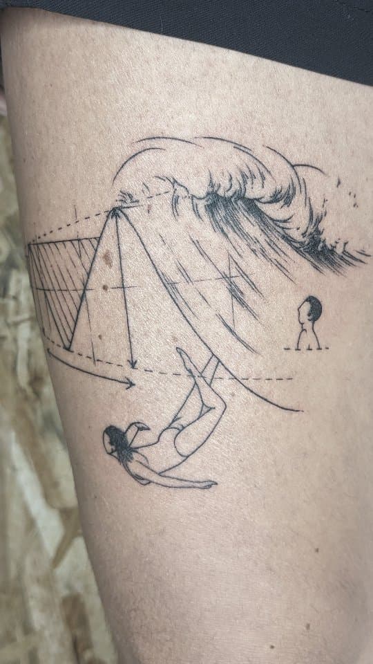 Tatouage de Peur Bleue Tattoo Shop