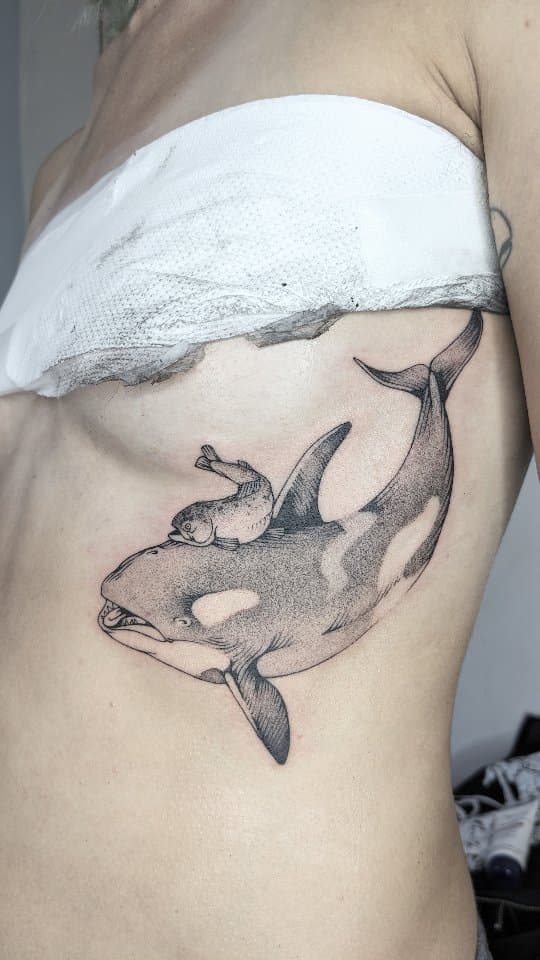 Tatouage de Peur Bleue Tattoo Shop