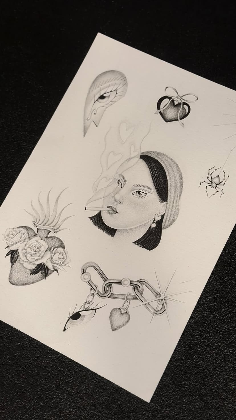 Tatouage de Peauline tattoo