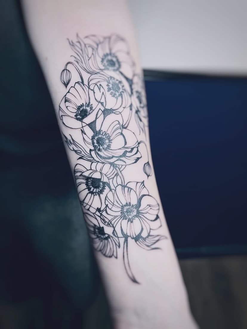 Tatouage de La Rose à Georgette