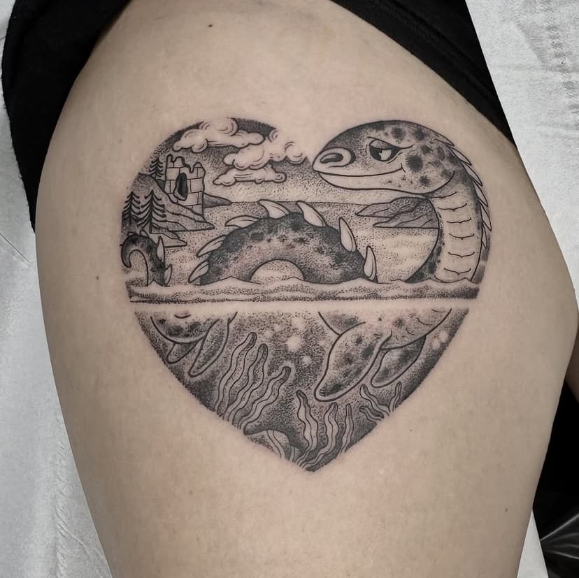 Tatouage de La Petite Mort - Mahell de Narval Tattoo