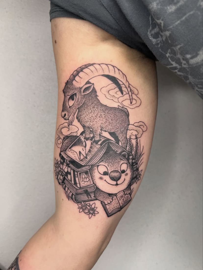 Tatouage de La Petite Mort - Mahell de Narval Tattoo