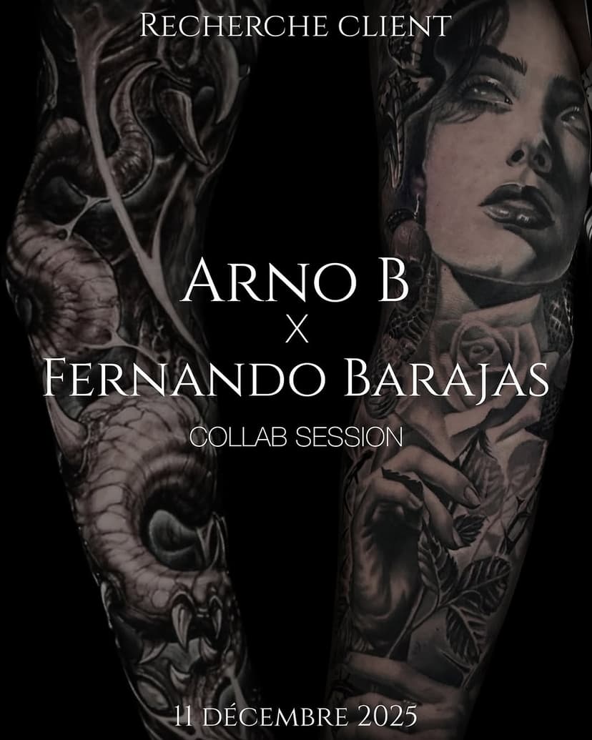 Tatouage de Artesano par Fernando Barajas Tattoo - Salon de Tatouage Réaliste