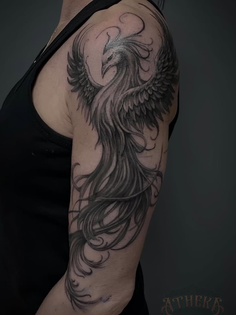 Tatouage de Atheka Tattoo Shop