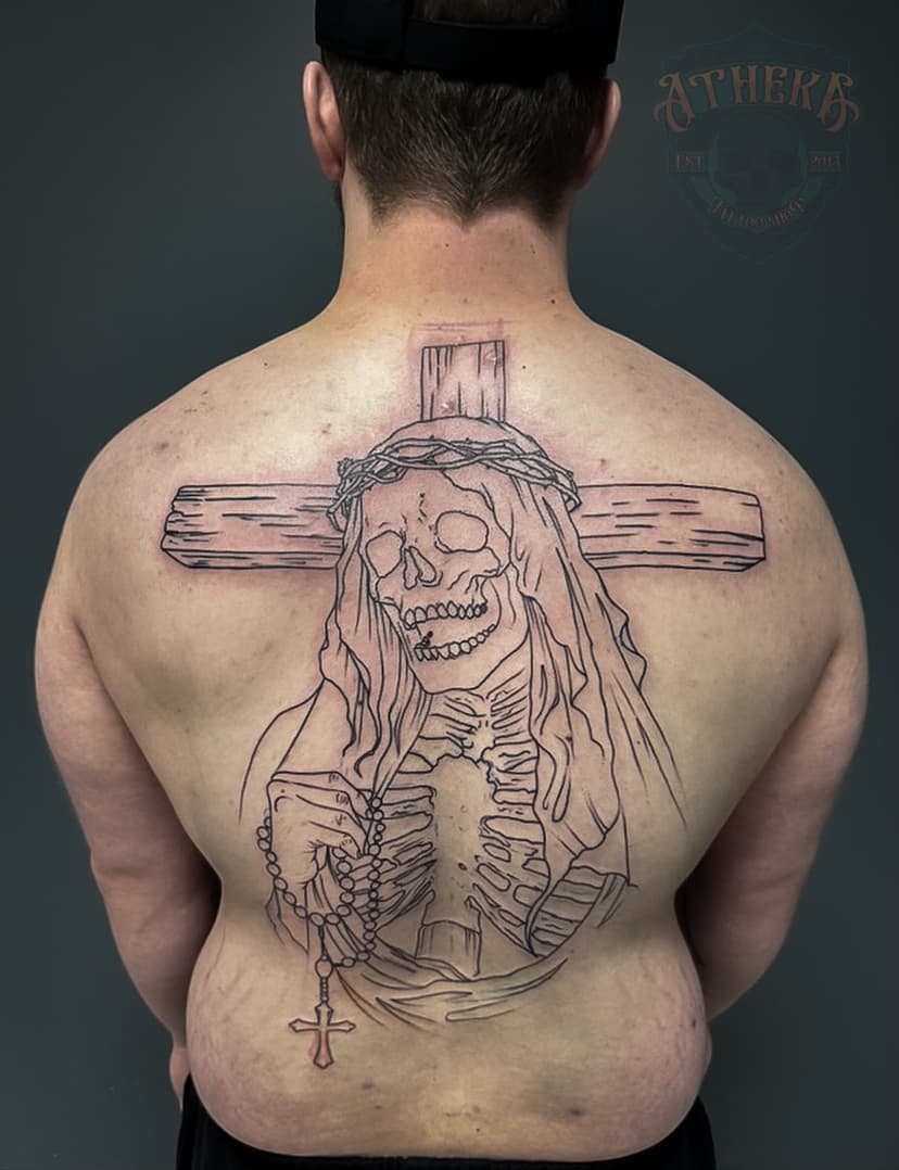 Tatouage de Atheka Tattoo Shop