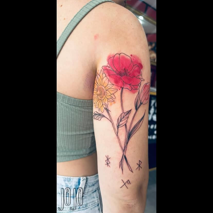 Tatouage de Auterive tattoo Coeur d'Encre