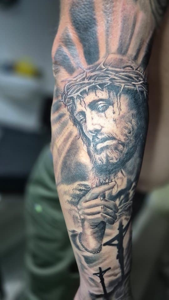 Tatouage de Badass palace tattoo