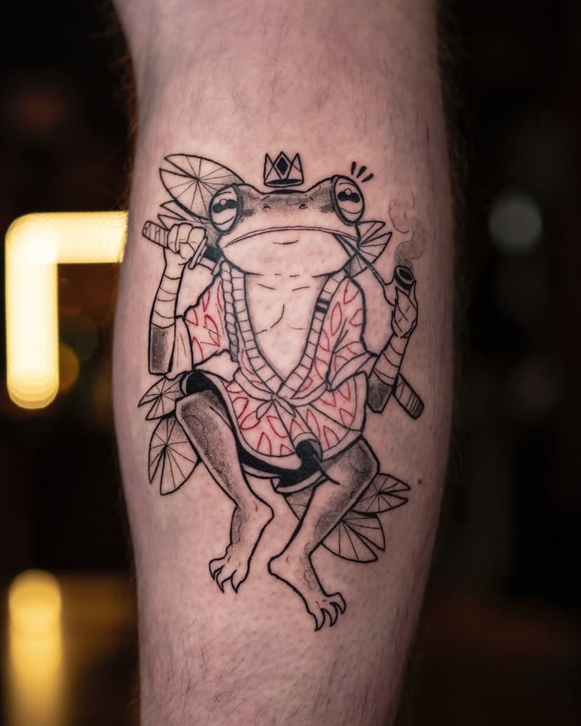 Tatouage de Joaquim//Pied Bouche