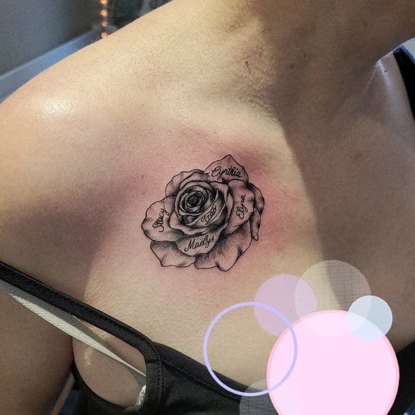 Tatouage de Belle art tatoo