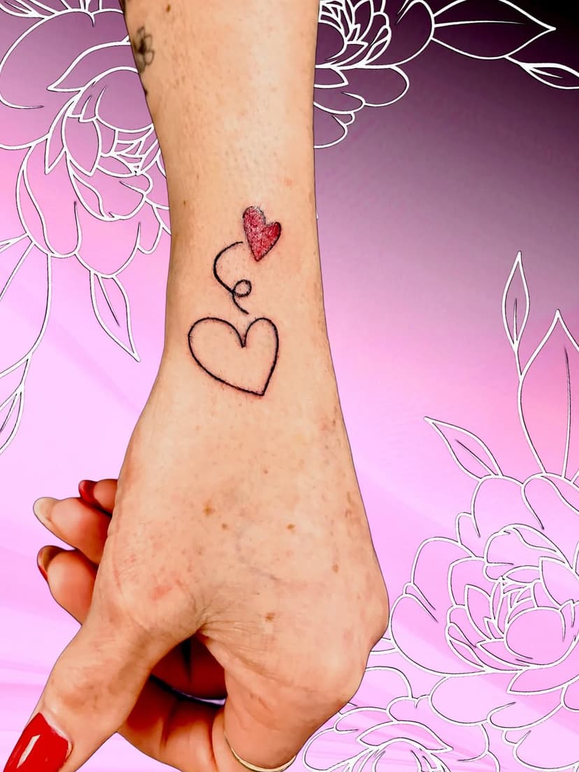 Tatouage de Belle et Tatouée