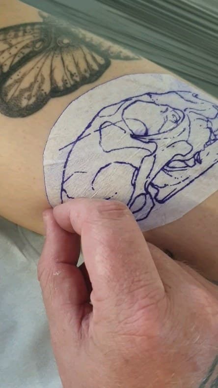 Tatouage de Bleu du Diable - Tatoueur Epinal