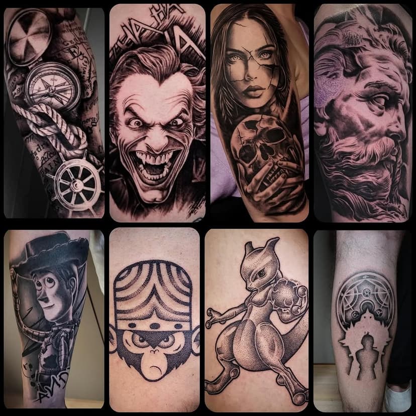 Tatouage de BLK Studio