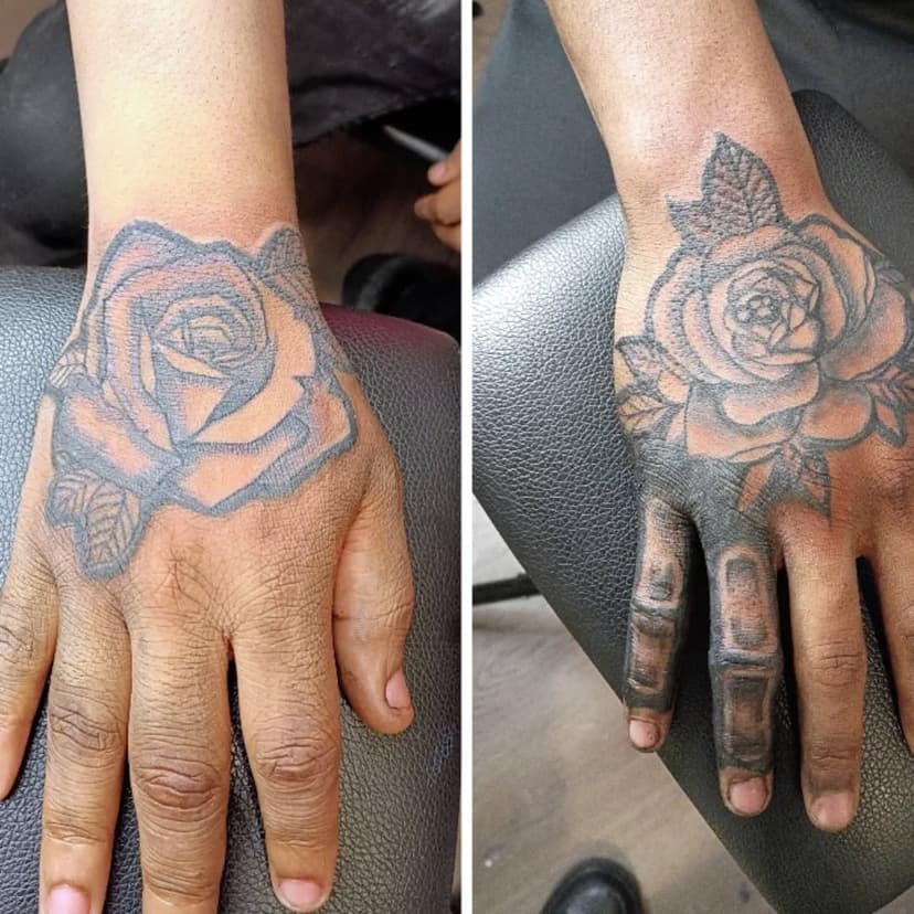 Tatouage de Blue Ink