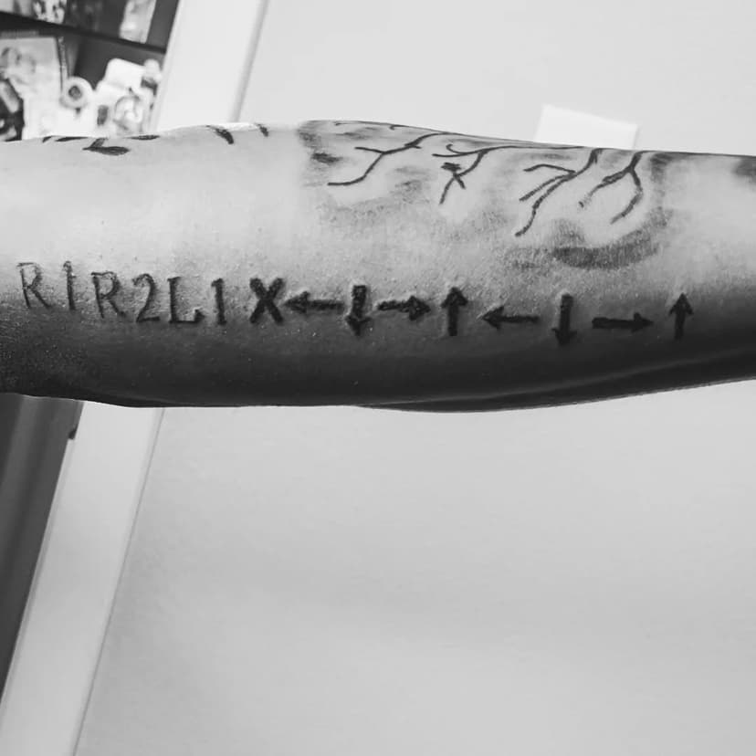 Tatouage de Blue Ink