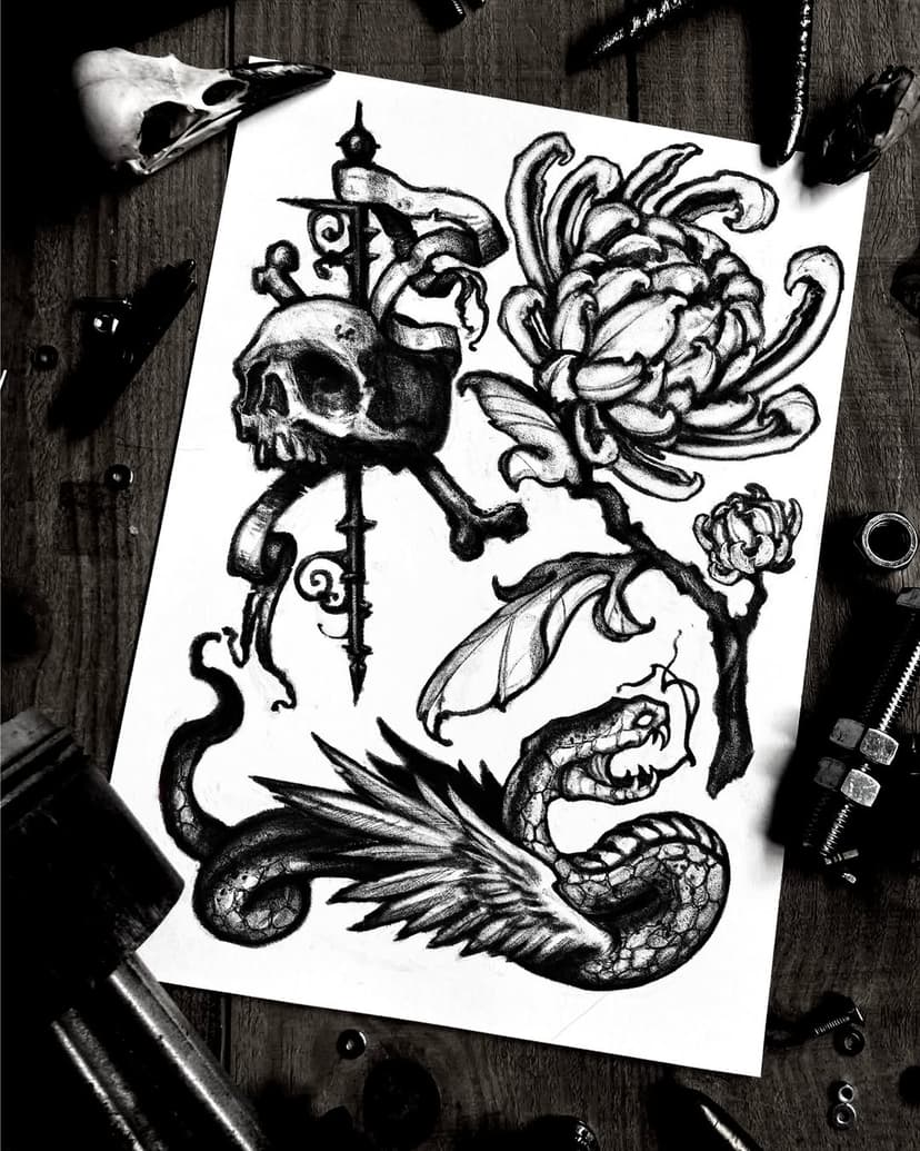 Tatouage de Bon Augure - Tatouage