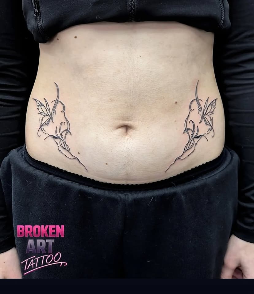 Tatouage de Broken Art Tattoo
