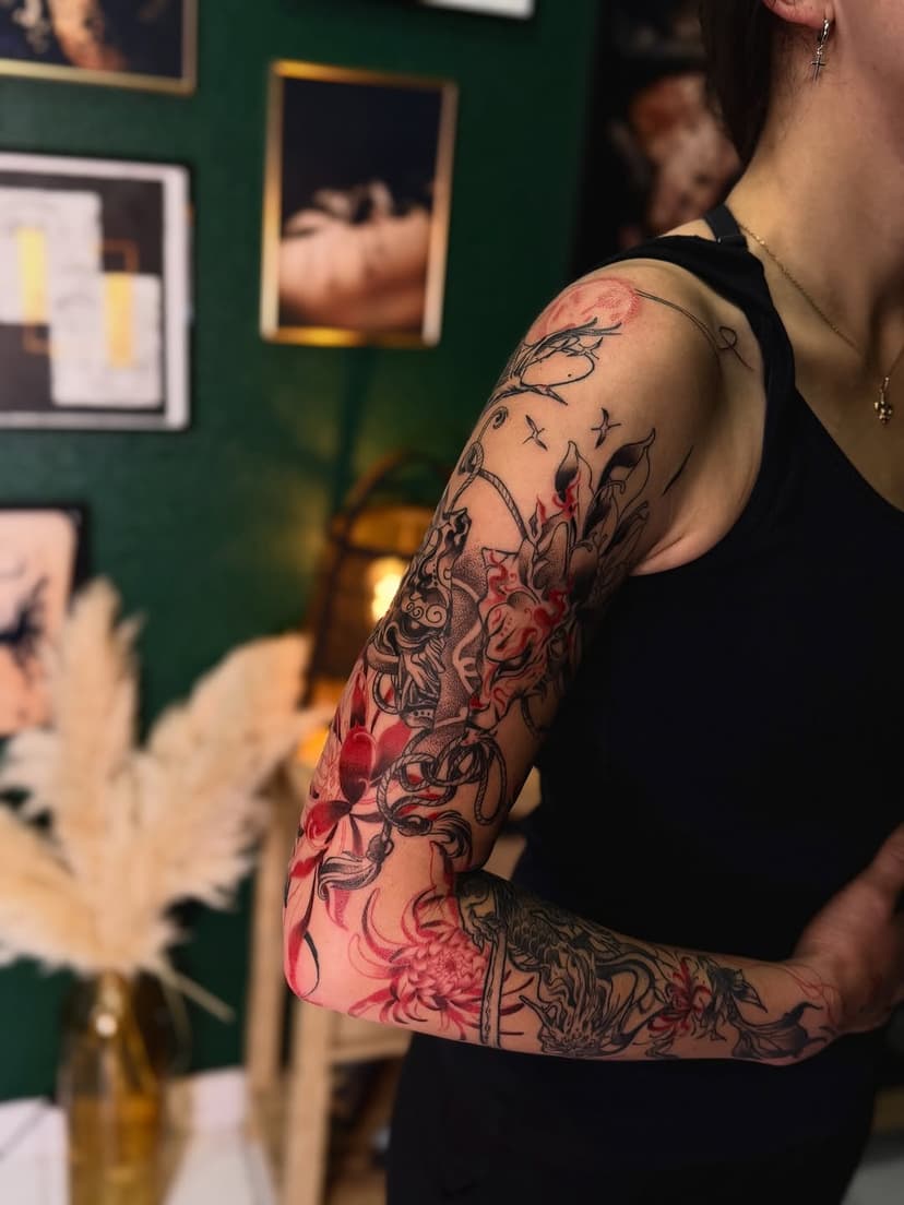 Tatouage de Coeuratypique salon de tatouage