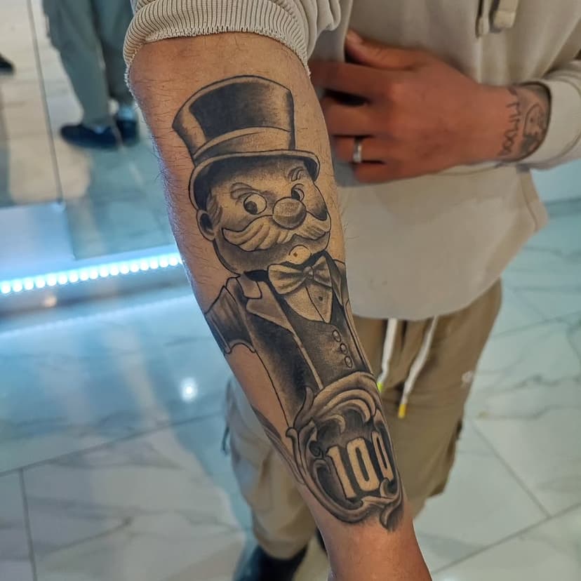 Tatouage de Crash tattoo shop