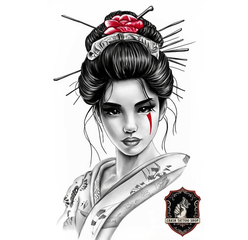 Tatouage de Crash tattoo shop