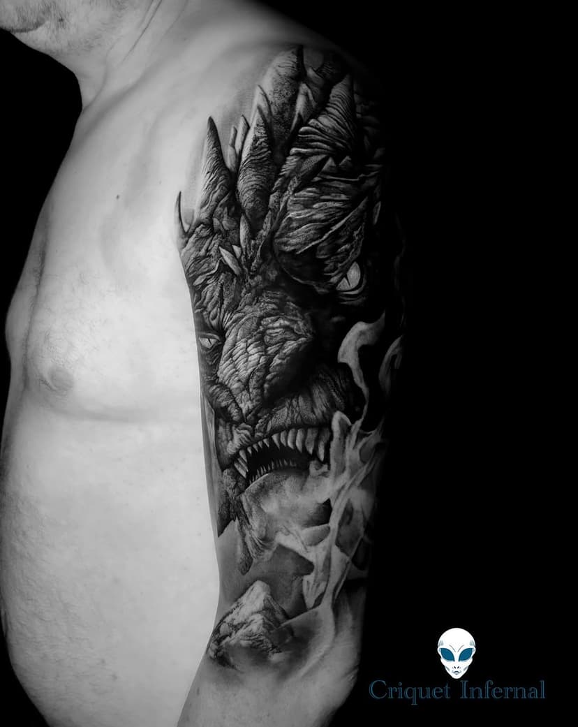 Tatouage de Criquet Infernal Tattoo
