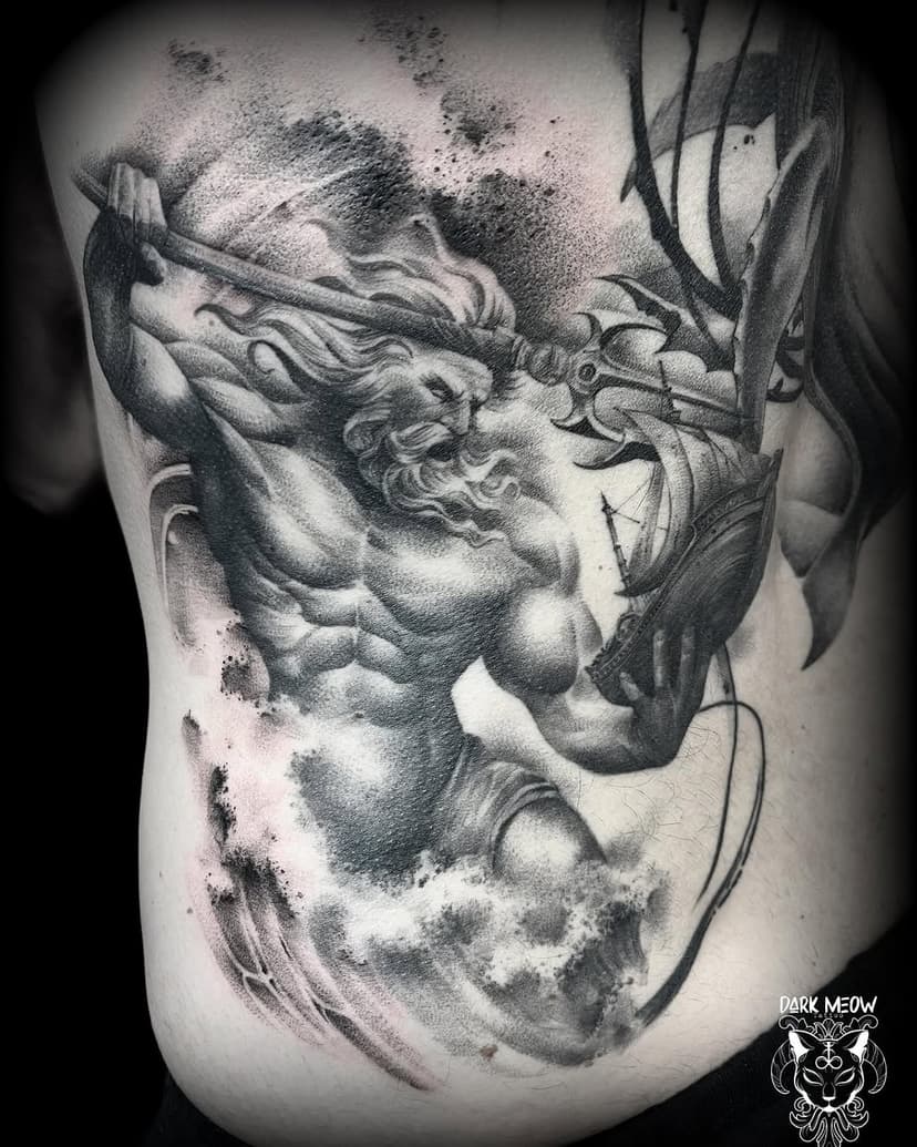 Tatouage de Dark Meow Nina Maillet