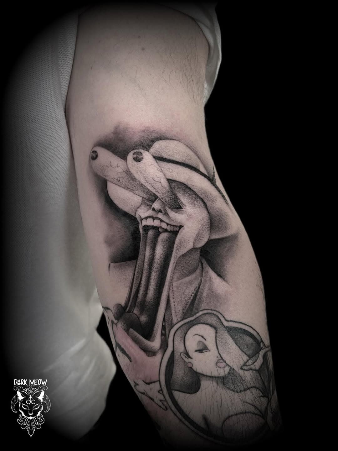 Tatouage par Dark Meow Nina Maillet