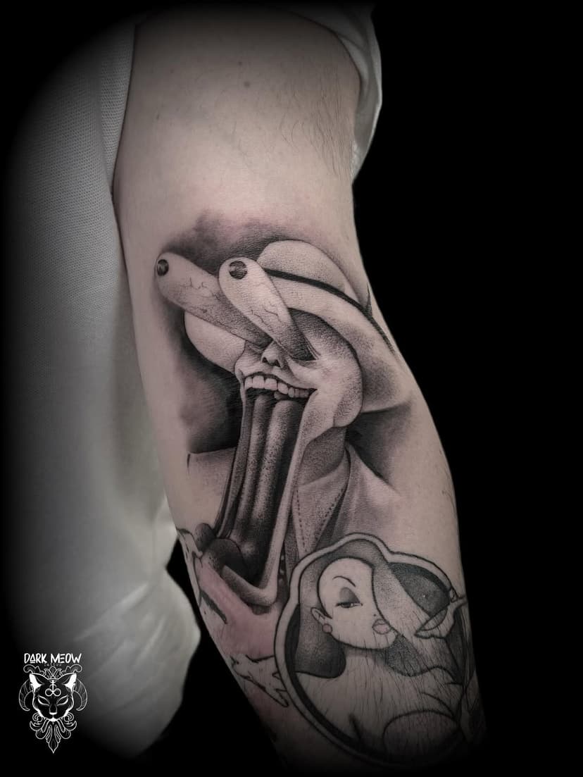 Tatouage de Dark Meow Nina Maillet